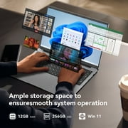 15.6 inch Windows 11 Pro Laptop,8GB RAM 256GB SSD,Bussiness Notebook Computer Intel Celeron N4000(Up to 2.6GHz),FHD 1920 x 1080,MS Office