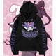thumbnail image 2 of Sudadera holgada con estampado de Kuromi para mujer, suéter Vintage de dibujos animados, estilo Preppy, Otoño e Invierno, 2 of 5