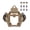 Khaki, variant on w Universal Helmet Camera Mount for ACH MICH OPS-Core Fast Bump Base