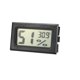 thumbnail image 4 of Uxcell Medidores de temperatura y humedad digitales, higrómetro con pantalla LCD, paquete de 5 en negro, 4 of 5