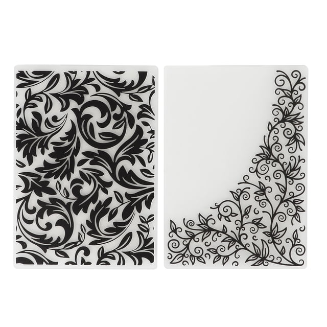 Embossing Folders, Easy Operation Plastic Embossing Folders For DIY For Envelope For Cards