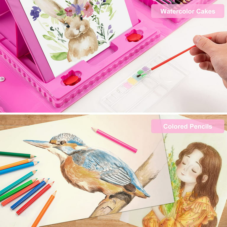 Art Supplies 240 Pack Art Set Drawing Kit for Girls Boys Teens