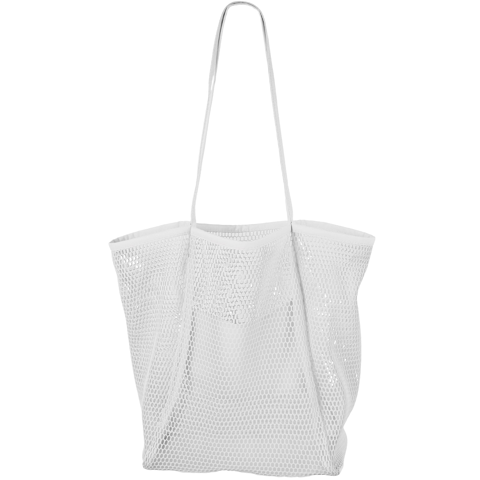 GUSTVE Mesh Beach Bag with Pocket Extra Large Beach Tote Bags