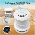 thumbnail image 3 of tredstone RV Fan Mute Strong 12V Trailer Motor Vent Exhaust Portable Cooling Mushroom Caravans Adjustable Extractor Trailer, 3 of 6