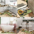 thumbnail image 5 of Rooster Kitchen Rugs and Mats Non Skid Washable Absorbent Stain Resistant,Durable and Easy to Clean,Kitchen Rug Set of 2 Farmhouse Kitchen Decor, 5 of 5