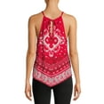 thumbnail image 2 of No Boundaries Juniors' Handkerchief Top, 2 of 5