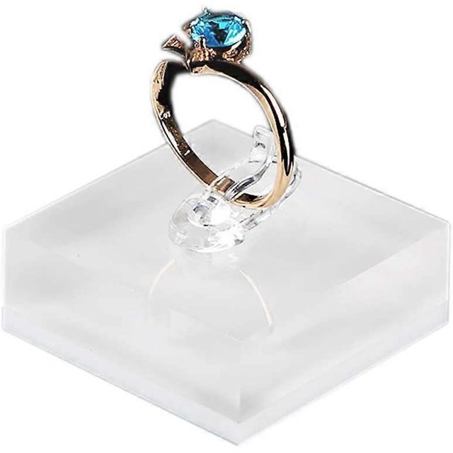KAIYANG Soporte de acrílico transparente para joyas, accesorios de fotografía, anillos, clips, soporte de exhibición