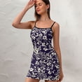 thumbnail image 3 of Ladies Elegant Sling Sleeveless Sexy Dress floral, 3 of 6