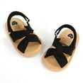 thumbnail image 4 of Newborn Baby Girl Cute Sandal Soft Sole Flat Shoes, Infant Non-Slip First Walkers Solid Color Summer Sandals 0-18M, 4 of 5