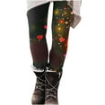 thumbnail image 5 of ZhuoLiL Womens Leggings Clearance Clothes $5.00 Women's Fashion Valentine's Day Printed Leggings With Yoga Sport Elastic Pants, 5 of 7
