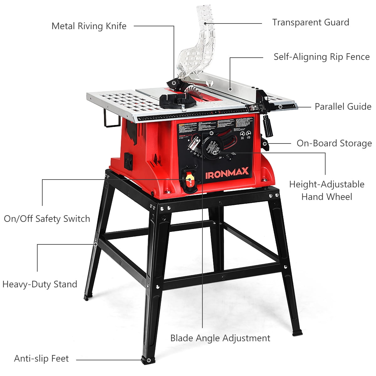 IronMax 10''Saw Electric Cutting 
