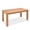 Wood, variant on Wingyz Outdoor Patio Furniture Set, All Weather Plastic Dining Table 1PC, Black
