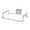 as shown, variant on Under Sink Trash Bag Holder for Cabinet Doors & Cupboards, Large Stainless Steel Garbage Bag Organizer for Kitchen RV Camper Use, Plastic Bag Dispenser Mount - (1 Piece)
