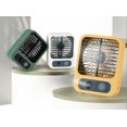 thumbnail image 3 of Mini ventilador de escritorio verde, ventilador de niebla con tanque de agua de 60 ml, ventilador recargable USB de 3 velocidades, ventilador silencioso, 3 of 5