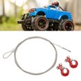 thumbnail image 4 of RC Winch Hook,  Aluminum Alloy Steel 2 Pcs RC Trailer Hook With Steel Rope For 1/10 Remote Control Cars Red,Blue,Black, 4 of 8