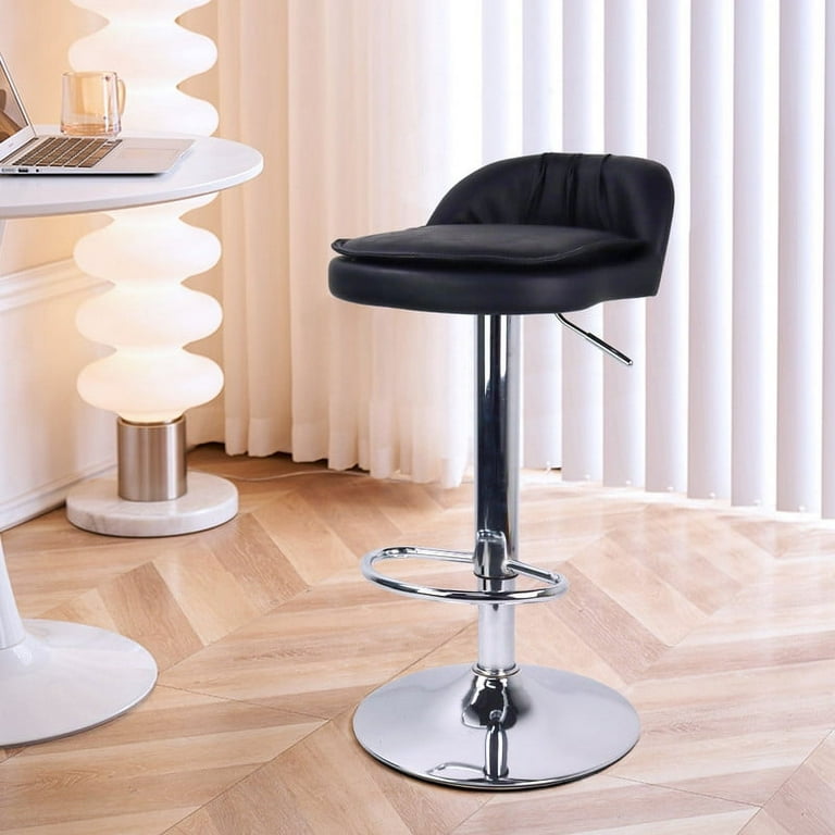 WKWKER bar Stools with footrest 360° Swivel Counter Height