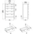 thumbnail image 4 of Pemberly Row 5 Drawer Chest in White, 4 of 12