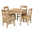 thumbnail image 2 of Childcraft Wood Square Kids Writing Table, 2 of 6
