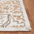 thumbnail image 3 of SAFAVIEH Trace Mia Medallion Area Rug, Gold/Ivory, 6' x 6' Square, 3 of 8