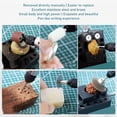 thumbnail image 3 of Bolígrafo micrograbador eléctrico reemplazo manual preciso Micrograbador eléctrico de 37 V DIY acero inoxidable y latón para metal madera ANGGREK Otros, 3 of 8