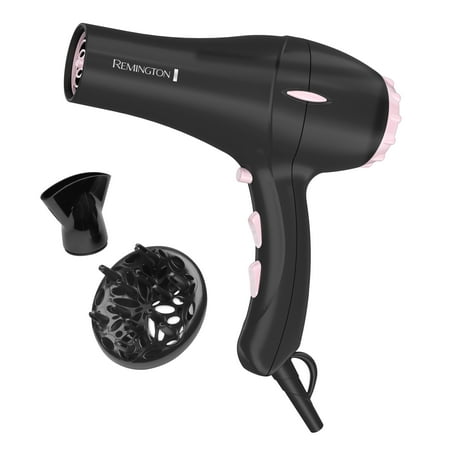 Remington Pro Hair Dryer with Pearl Ceramic Technology, Pink/Black, (Best Cheap Hair Dryer)