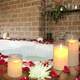 thumbnail image 4 of 3 Velas s Led Grande Flama Vaso de Cristal, 4 of 5