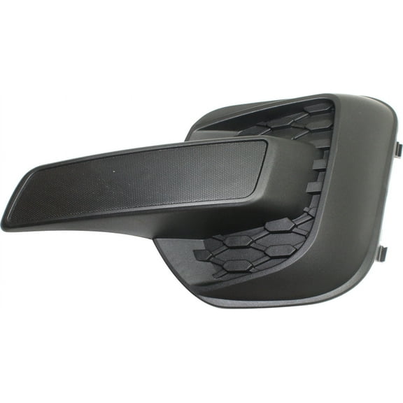 Fog Light Cover Compatible with 2010-2015 Chevrolet Equinox Front, Driver Side Textured Black