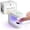 White, variant on MelodySusie Handheld UV Nail Lamp, Mini Flash Cure Light Cordless Nail Dryer with LCD Display, 2 Timers for Rhinestone Glue DIY, ART01G-Rose