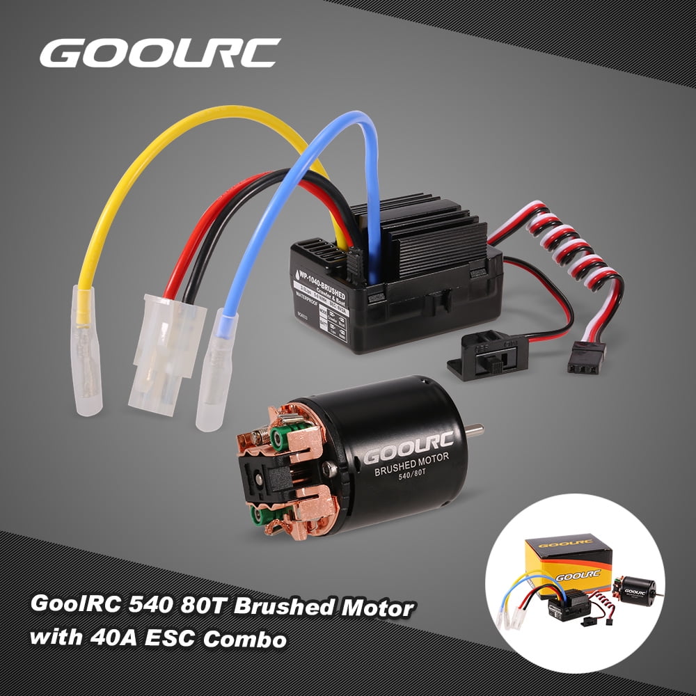 rc crawler motor esc combo