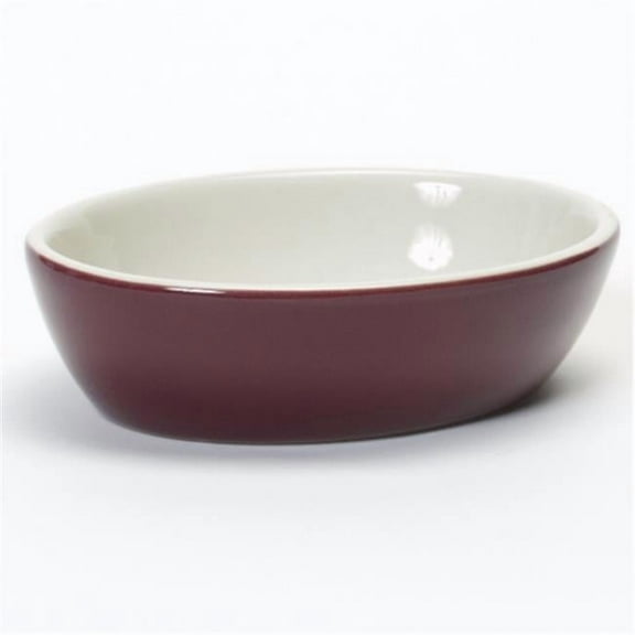 Tuxton China B3K-160 6.75 in. x 5 in. Baking Oval Dish - Autumn-Eggshell - 1 Dozen