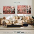thumbnail image 3 of Elephant Stock Pink Birch Grove Wall Art - Horizontal Multi Panel Canvas - Living Room Wall Decor - Nature Multi Panel - Beige And Black Decor - 57" x 36", 3 of 4