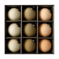 thumbnail image 1 of 9 bolas navideñas de terciopelo flocadas, adornos navideños de plástico, adornos colgantes decorativos para árbol de Navidad, decoración de 3,15 pulgadas, 1 of 5