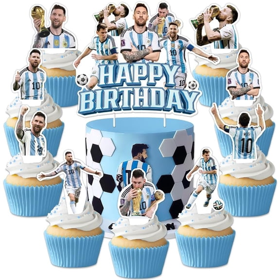Soccer Birthday Party Supplies & Decorations - Cake Toppers, Cupcake Toppers & More