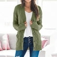 thumbnail image 2 of Womens Cardigan Sweaters with Pockets Womens Boho Patchwork Cardigan Long Sleeve Open Front Knit Sweaters Coat Pockets Womens Sweaters Cardigan Long Womens Coat, 2 of 9