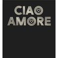 thumbnail image 5 of Ciao Amore Adult Black Long Sleeve Hoodie-Medium, 5 of 6