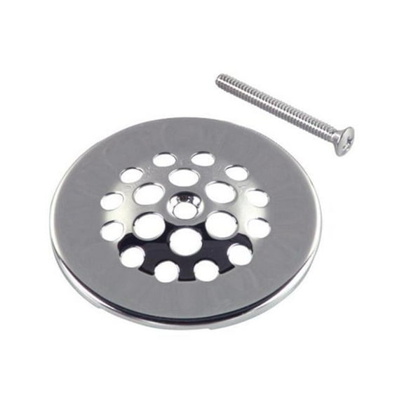 9D00088921 3.37 in. Screw-in Shower Drain Strainer  Chrome