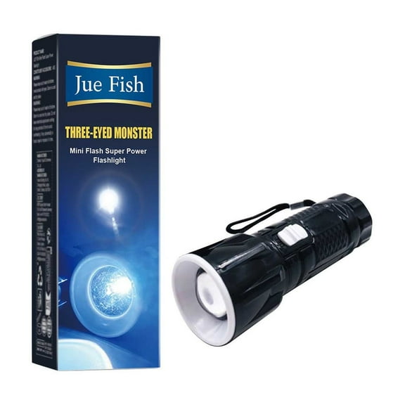 HomeDM Mini Flashlight, Super Bright Small Tactical Flashlight, Ultra-Compact Powerful Flashlight, High Lumens Pocket Pen Light for Camping, Outdoor, Emergency