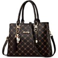 thumbnail image 1 of Bolso de mano para mujer, bolso de hombro con colgante encantador, bolso con asa de calidad, bolso cruzado de cuero PU, 1 of 4