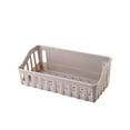 thumbnail image 2 of Shower Caddy - No Punch Hanging Shelf Plastic Storage Basket for Shampoo Toiletries Bathroom Organization, 10.4 x 4.7 x 3.5 in, (Coffee), JASKFLY, 2 of 9