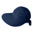 thumbnail image 6 of WCJM Women's Straw Visor Hat 2 in 1 Zipper Design Removable Top Section Breathable Summer Cap Lightweight Foldable for Outdoor Travel Beach, 6 of 6