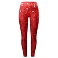 thumbnail image 4 of Women's Leggings 2026 Valentine's Day Print Control Sport Plus Size Slim Fit Full Length Yoga Tights Pants, 4 of 4