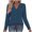 Navy-04, variant on Perfectbot Women's Long Sleeve V-Neck Basic Tee, Relaxed Fit Soft Jersey T-Shirt with Flowy Hem