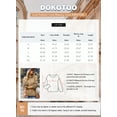 thumbnail image 4 of DOKOTOO Womens Zip Up Sweatshirts Fall Half Zip Pullover Oversized Fall Quarter Zipper Sweatshirt for Women S-2XL, 4 of 9