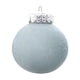 thumbnail image 2 of pstuiky 12 bolas navideñas de terciopelo flocadas para árbol de Navidad, adornos de plástico para colgar en la decoración navideña, 8 cm (3,14 pulgadas)., 2 of 7