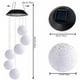 thumbnail image 5 of Monstrate Lámpara de campanas de viento que cambia de Color Solar, bola LED, luz colgante decorativa para patio al aire libre Iluminación y accesorios, 5 of 6