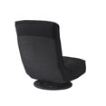 thumbnail image 4 of Posh Living Woodrow Linen Recliner/Floor Chair Black, 4 of 8
