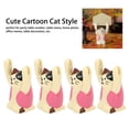 thumbnail image 4 of Name Card Holder, Cartoon Photo Clip Cat Shape Style Cute Eye Catching 4 Pieces  For Party  Cat, 4 of 8