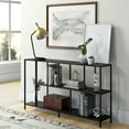 thumbnail image 3 of Evelyn&Zoe Winthrop 52" Wide Rectangular Console Table, Blackened Bronze, 3 of 5