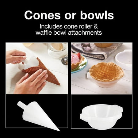 Proctor Silex - Waffle Cone and Waffle Bowl Maker - WHITE