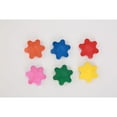 thumbnail image 2 of 6 Colors Non-toxic Snowflake Shape Paint Crayons Palm Handle Washable Sticks Crayons for Children Toddlers, 2 of 5